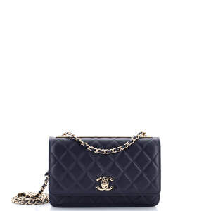 Chanel Trendy CC Wallet on Chain Quilted Lambskin